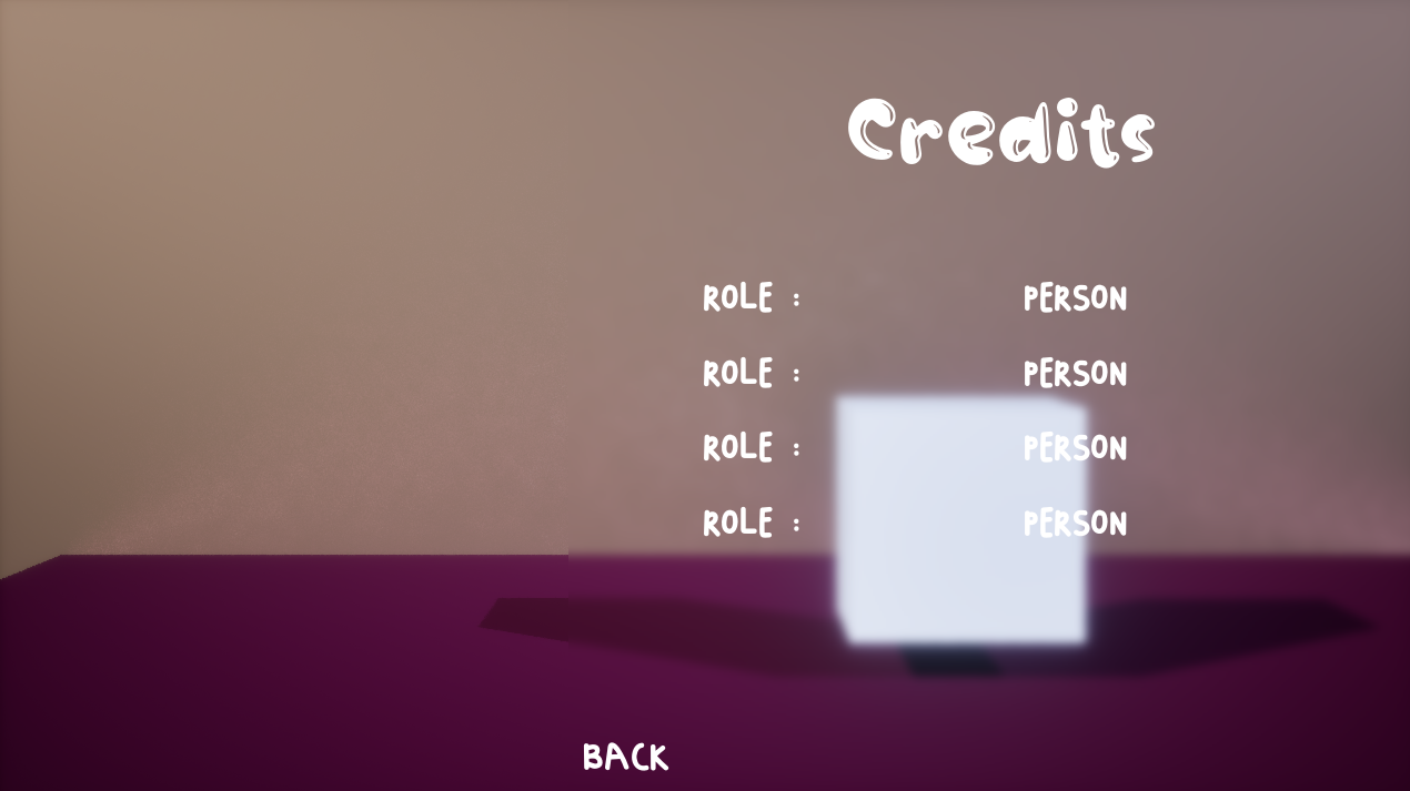 An image of the credits UI.